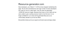 Resource-generator.com thumbnail