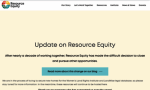 Resourceequity.org thumbnail