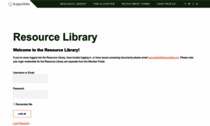 Resourcelibrary.kappadelta.org thumbnail