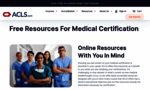 Resources.acls.com thumbnail