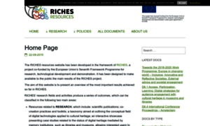 Resources.riches-project.eu thumbnail