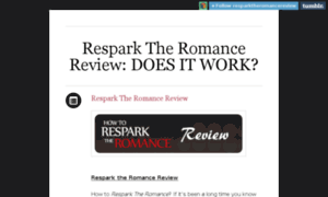 Resparktheromancereview.tumblr.com thumbnail