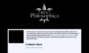 Resphilosophica.org thumbnail