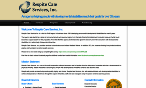 Respitecareservices.org thumbnail