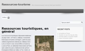 Ressources-tourisme.com thumbnail