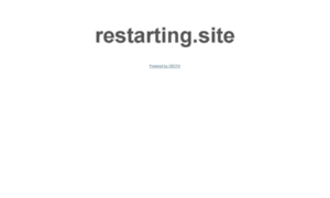 Restarting.site thumbnail