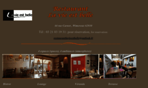 Restaurant-lavieestbelle.fr thumbnail