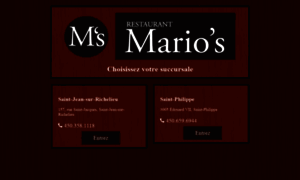 Restaurant-marios.com thumbnail