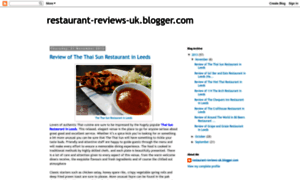Restaurant-reviews-uk.blogspot.co.uk thumbnail