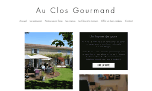 Restaurantauclosgourmand.fr thumbnail