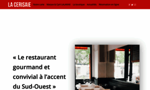 Restaurantlacerisaie.com thumbnail