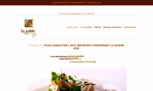 Restaurantlatabledesroy.com thumbnail