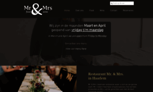 Restaurantmrandmrs.nl thumbnail