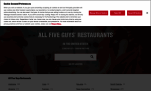 Restaurants.fiveguys.com thumbnail