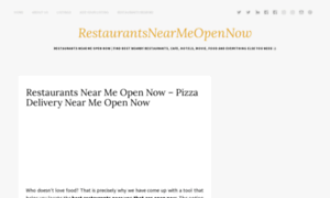 Restaurantsnearme-opennow.com thumbnail