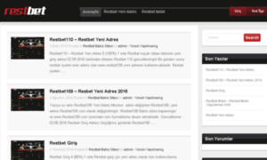 Restbet.yeniadres.net thumbnail