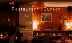 Resto-ourson-laclusaz.fr thumbnail