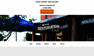 Restorationcafenh.com thumbnail