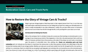 Restorationcarparts.wordpress.com thumbnail