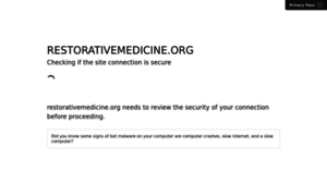 Restorativemedicine.org thumbnail