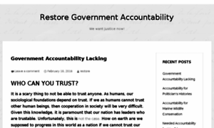 Restore-government-accountability.com thumbnail