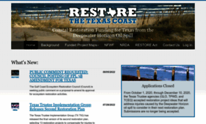 Restorethetexascoast.org thumbnail