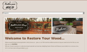 Restoreyourwood.ca thumbnail