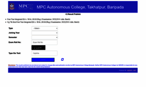 Result.mpcautocollege.org.in thumbnail