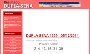 Resultadoduplasena.com.br thumbnail
