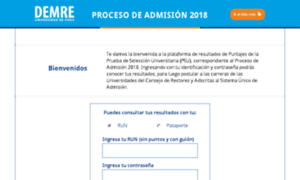 Resultadospsu.demre.cl thumbnail