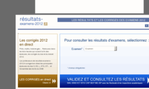 Resultats-examens-2012.fr thumbnail