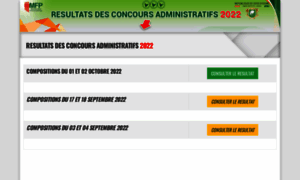 Resultats-fonctionpublique.mysonec.org thumbnail