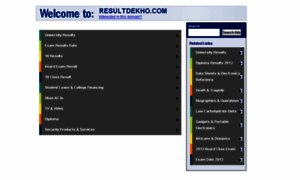 Resultdekho.com thumbnail