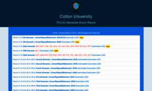 Results.cottonuniversity.ac.in thumbnail