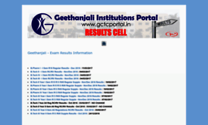 Results.gctcportal.in thumbnail