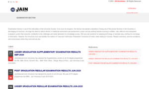 Results.jainuniversity.ac.in thumbnail