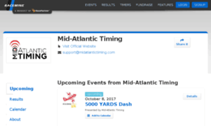 Results.midatlantictiming.com thumbnail