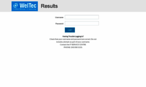 Results.weltec.ac.nz thumbnail