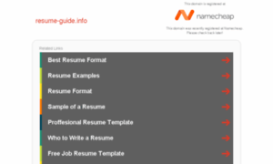 Resume-guide.info thumbnail