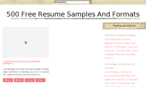 Resume-sample-format-free.blogspot.com.tr thumbnail