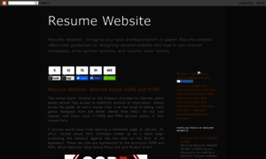 Resume-websites.blogspot.com thumbnail