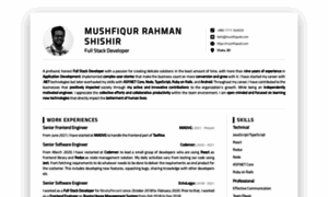 Resume.mushfiqweb.com thumbnail