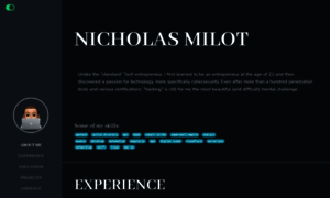 Resume.nicholasmilot.com thumbnail