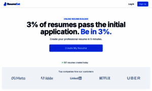 Resumecat.com thumbnail