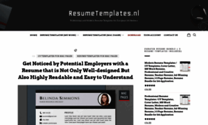 Resumetemplates.nl thumbnail