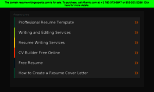 Resumewritingexperts.com thumbnail
