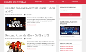 Resumodasnovelas.com.br thumbnail