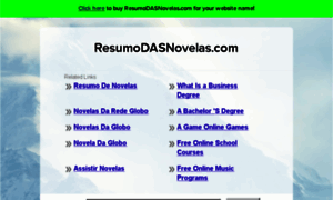 Resumodasnovelas.com thumbnail