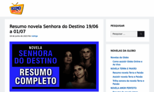 Resumonovelasbr.com.br thumbnail