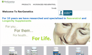 Resveratrol.revgenetics.com thumbnail